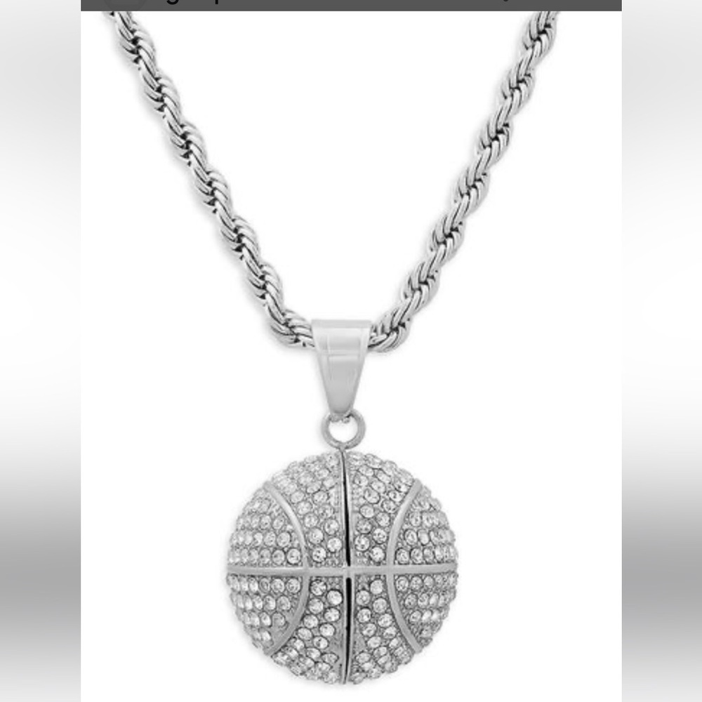 ANTHONY JACOBS BLING OUT BASKETBALL CHAIN